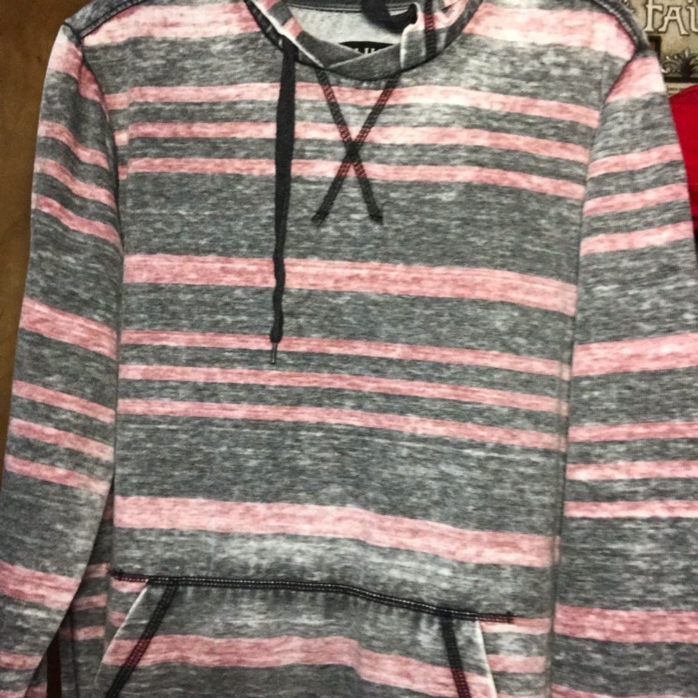 Large black and red sweater